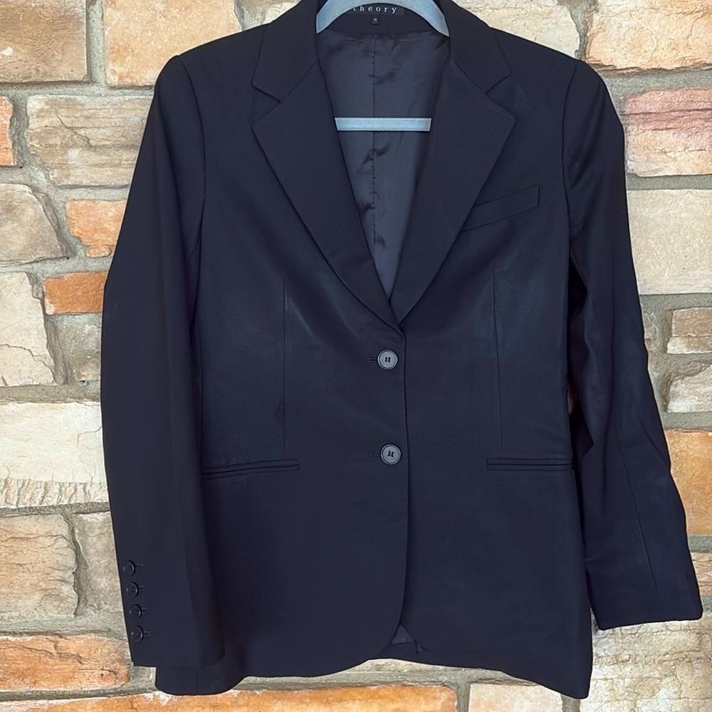 Theory wool blend blazer
